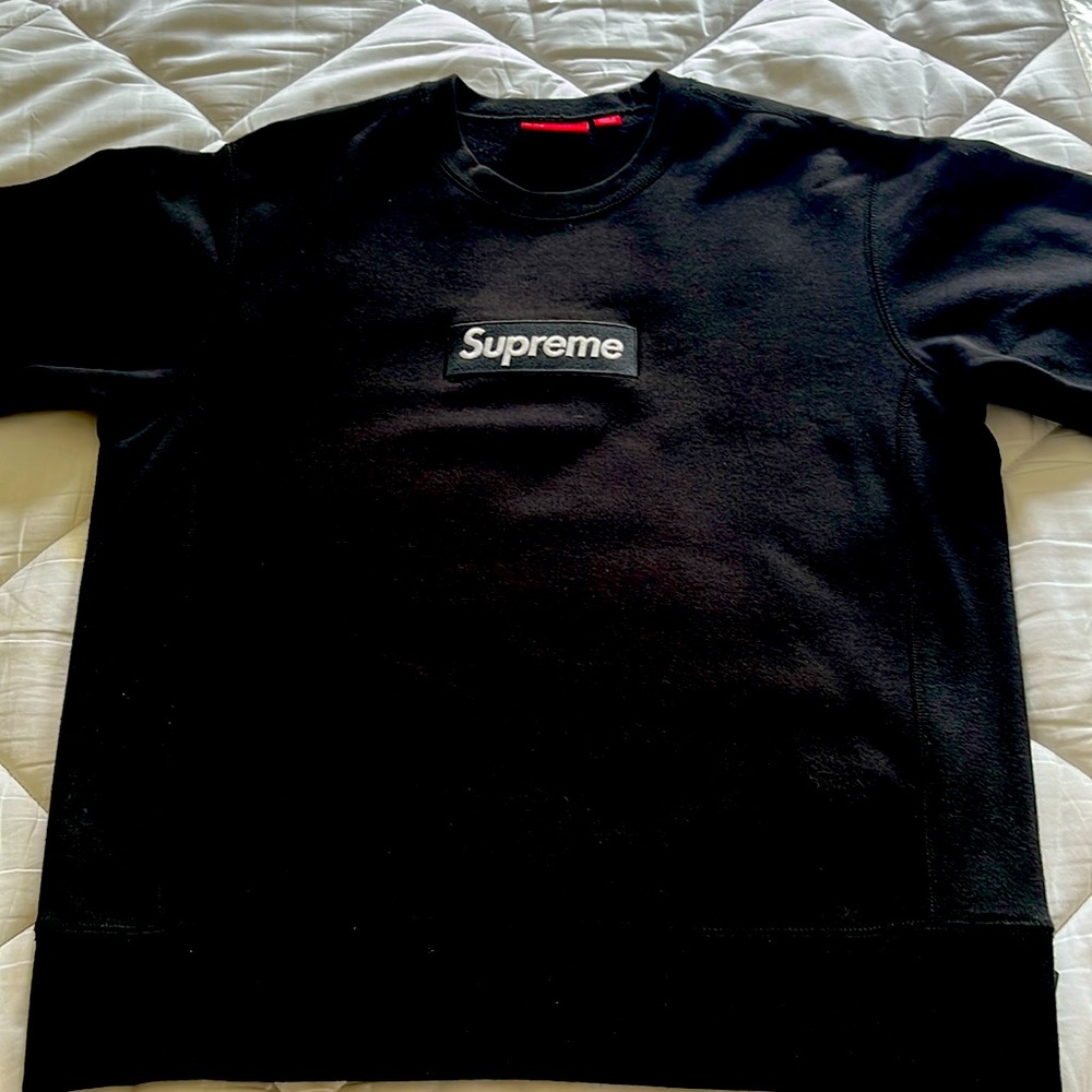 SUPREME (authentic) Box Logo CrewNeck in Black